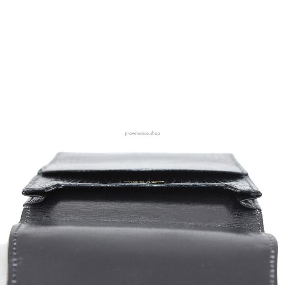 🔴 Gucci Cardholder Wallet - Black Crocodile - Picture 10 of 11